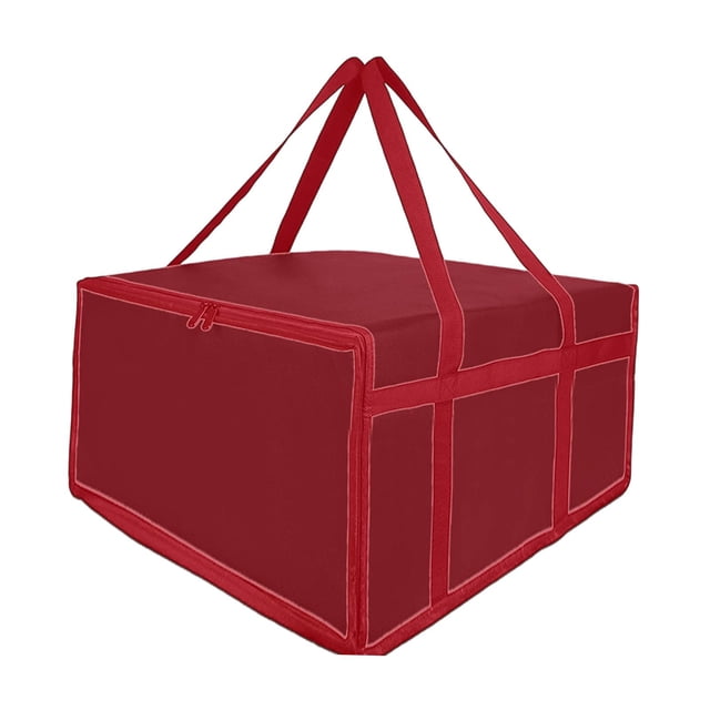 Bolsa térmica para pizza, ideal para comidas frías y calientes, ligera, para calentar alimentos, ideal para ir de compras, acampar o hacer picnic. XXL