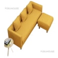 thumbnail image 3 of Simple Modern Living Room Sofas Single Sofa Chair Living Room Furniture Small Sofa Family Bedroom Cloth Lounge Lazy Sofa Home My Lux Decor Round, 3 of 12