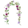 thumbnail image 2 of pstuiky Roses Guirlande Artificielles 68,9 Pouces Vigne en Plastique Multicolore Résistante aux Uv pour Usage Extérieur et Intérieur, 2 of 6