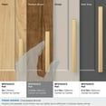 thumbnail image 4 of Amerock Merced 3-3/4 inch (96mm) Center-to-Center Champagne Bronze Cabinet Pull, 4 of 7