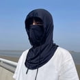 thumbnail image 5 of New Summer Breathable Protect Neck Anti-UV Outdoor Sun Cap Sunscreen Mask Full Face Cover GREY, 5 of 7