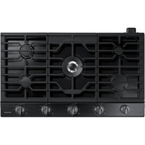 Samsung NA36N6555TG 36 inch Black Stainless 5 Burner Gas Cooktop