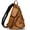 Brown, variant on Genuine Leather Men Large Sling Bag Crossbody Bag Real Leather Backpack Purses