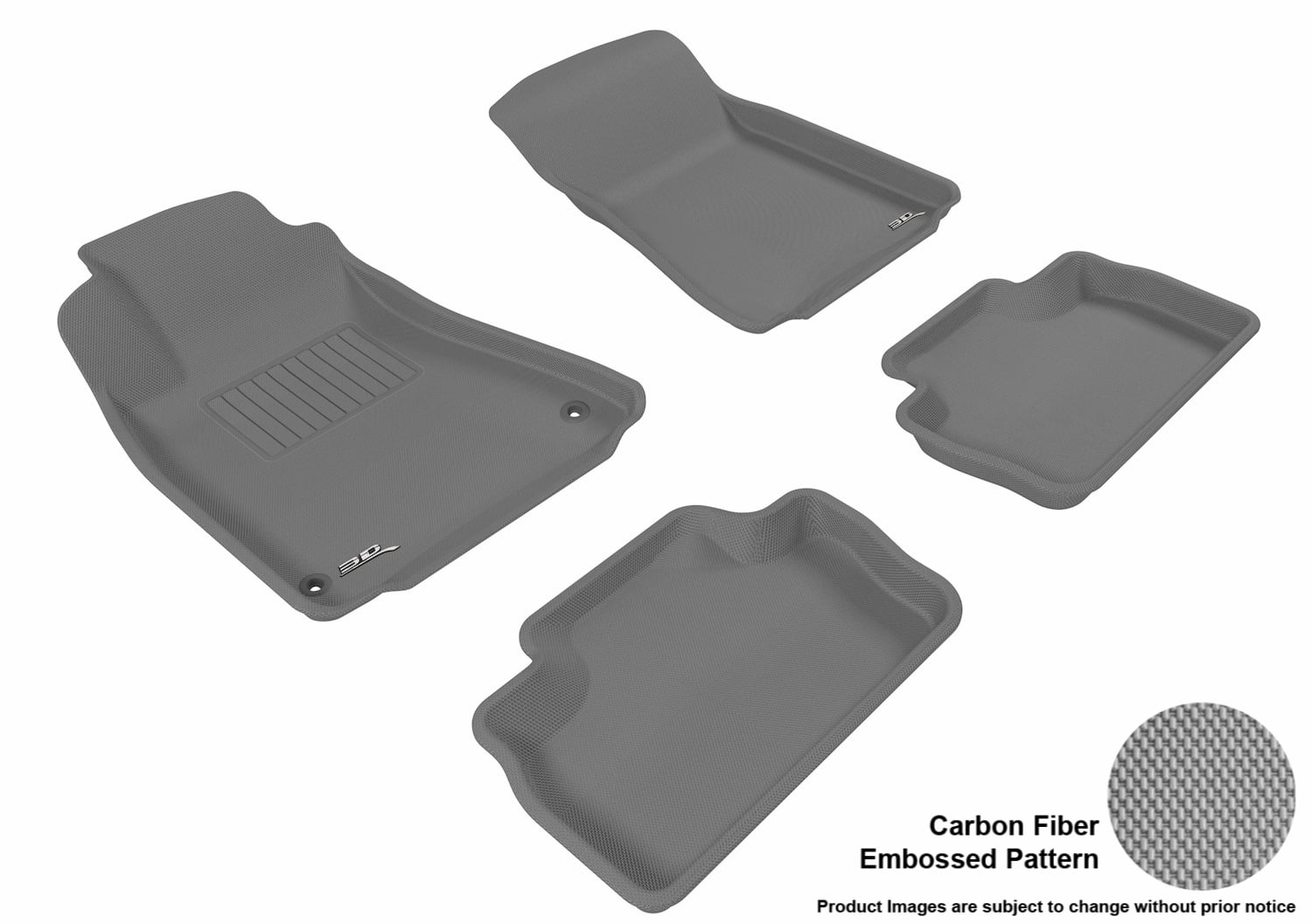 "3D MAXpider AllWeather Custom Fit Floor Liners for Lexus IS 250/350
