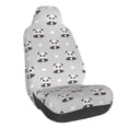 thumbnail image 1 of Wukai Panda Bear Full Set Car Seat Covers with Soft Padding Universal Auto Front Seats Protector and Cushion Mat, 1 of 5