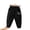 Black, variant on LYMAYTER Toddler Cargo Pants Boys Elastic Waist Comfortable Lightweight Spring Summer Trousers 2-9Y