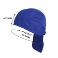 thumbnail image 5 of Toptie Do Rag Cooling Cycling Skull Cap Headwrap Helmet Liner Pirate Beanie Hat-Royal Blue, 5 of 6