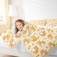 thumbnail image 3 of Manfei Cute Dalmatian Corgi Twin Comforter Sets, Spring Tulip Flower Bedding Set, Cream, Polkadot Reversible, 2-Piece, 1 Comforter and 1 Pillowcase, 3 of 7