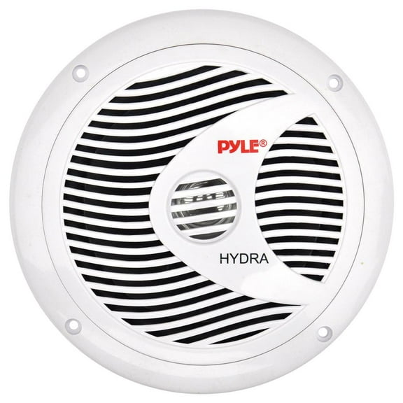 Pyle Waterproof Marine Wakeboard Tower Speakers - 8in Dual Subwoofer Speaker Set and 1 Tweeter with 300 Watt Power - 2-way Boat Audio Stereo System with Mounting Bracket - 1 Pair - Pyle PLMRW85