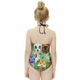 thumbnail image 4 of Animal Crossing Girls One Piece Swimsuits Quick Dry Bathing Suit Swimwear Swimming Suit 7-9Y(120cm), 4 of 8