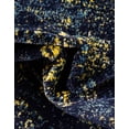 thumbnail image 4 of Unique Loom Sofia Collection Area Rug - Casino (5' 1" x 8' Rectangle Navy Blue/Yellow), 4 of 11