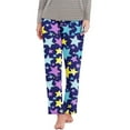 thumbnail image 2 of Wlynlyn Womens Pajama Pants High Waisted Straight Leg Soft Printed Pjs Bottoms Comfy Loungewear Sleep Trousers, 2 of 7