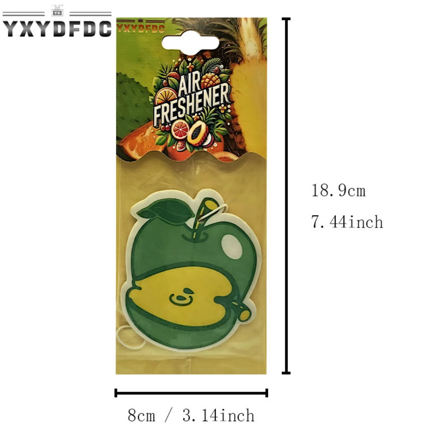 YXYDFDC 5-40Pcs Fruits Car Air Freshener Car Interior Accessories Hanging Paper Home Bathroom Freshener Car Hanging Decoration Vanilla Perfume Natural Scented Tea Paper