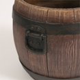thumbnail image 5 of Luxen Home Brown Whiskey Barrel 12in. Dia. Bowl Planter, 5 of 5