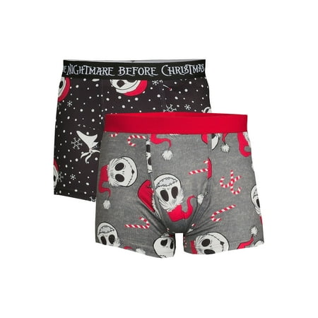 Nightmare Before Christmas Men's Jolly Pumpkin Head Boxer and Socks Set, 3-Piece, Sizes S-2X