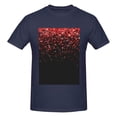 thumbnail image 4 of Bingfone Red Glitter1 Men'S Loose Fit Short-Sleeve Pocket T-Shirt, 4 of 7
