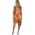 thumbnail image 2 of FUIALDOLG Brown Cheetah Animal Print Dresses for Women Lady Leopard Sundress Summer Womens Sleeveless Dresses Casual A Line Flowy Pleated Midi Dress Beach Vacation Outfits,3XL, 2 of 7