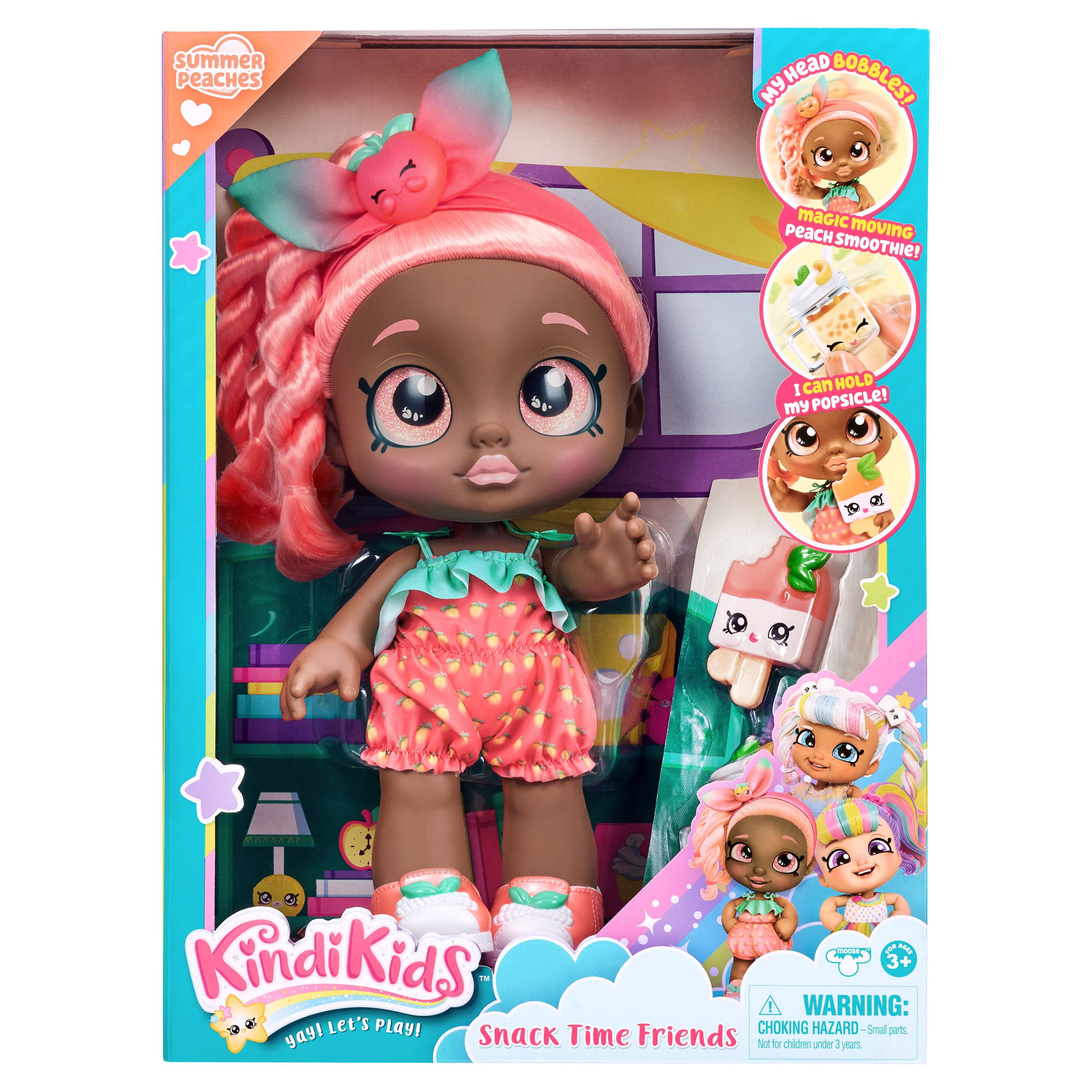 Kindi Kids Summer Peaches Snack Time Friends
