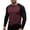 Wine, variant on Guluxicc Men's T Shirts Color Block Crew Neck Drop Shoulder Long Sleeve Lounge Tops for Everyday Wear Summer Casual Outfits