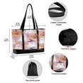 thumbnail image 2 of FORMRS Canvas Laptop Tote Bag for Women with 15.6" Computer Compartments Shoulder Handbag, Cartoon Halloween Ghosts, 2 of 7