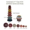 thumbnail image 4 of Labymos 7 unidades/juego de vasos apilables para, 4 of 8