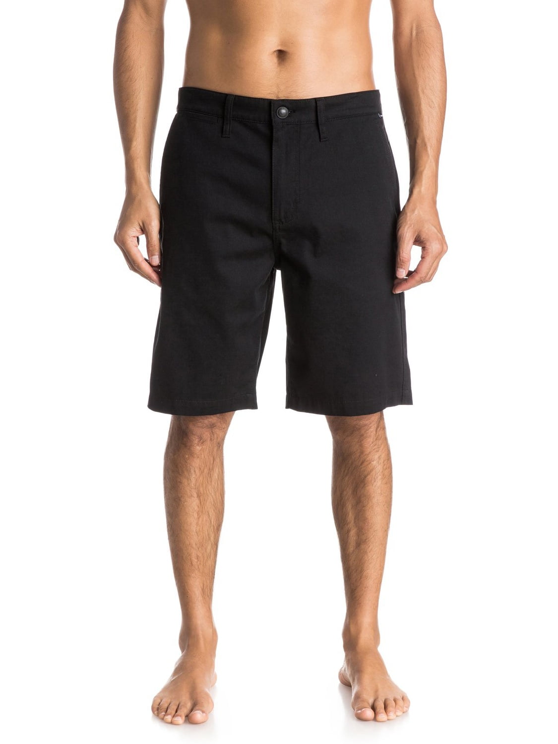 Quiksilver Mens Black Union - Everyday Casual Shorts Stretch