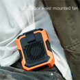 thumbnail image 6 of Portable Waist Clip Fan with long Working Time, 6200RPM Strong Airflow, 3 Speeds, Rechargeable Battery Operated Personal Hands-free USB Belt Fan for Clothes Shirt Farm Work Hiking, 6 of 9