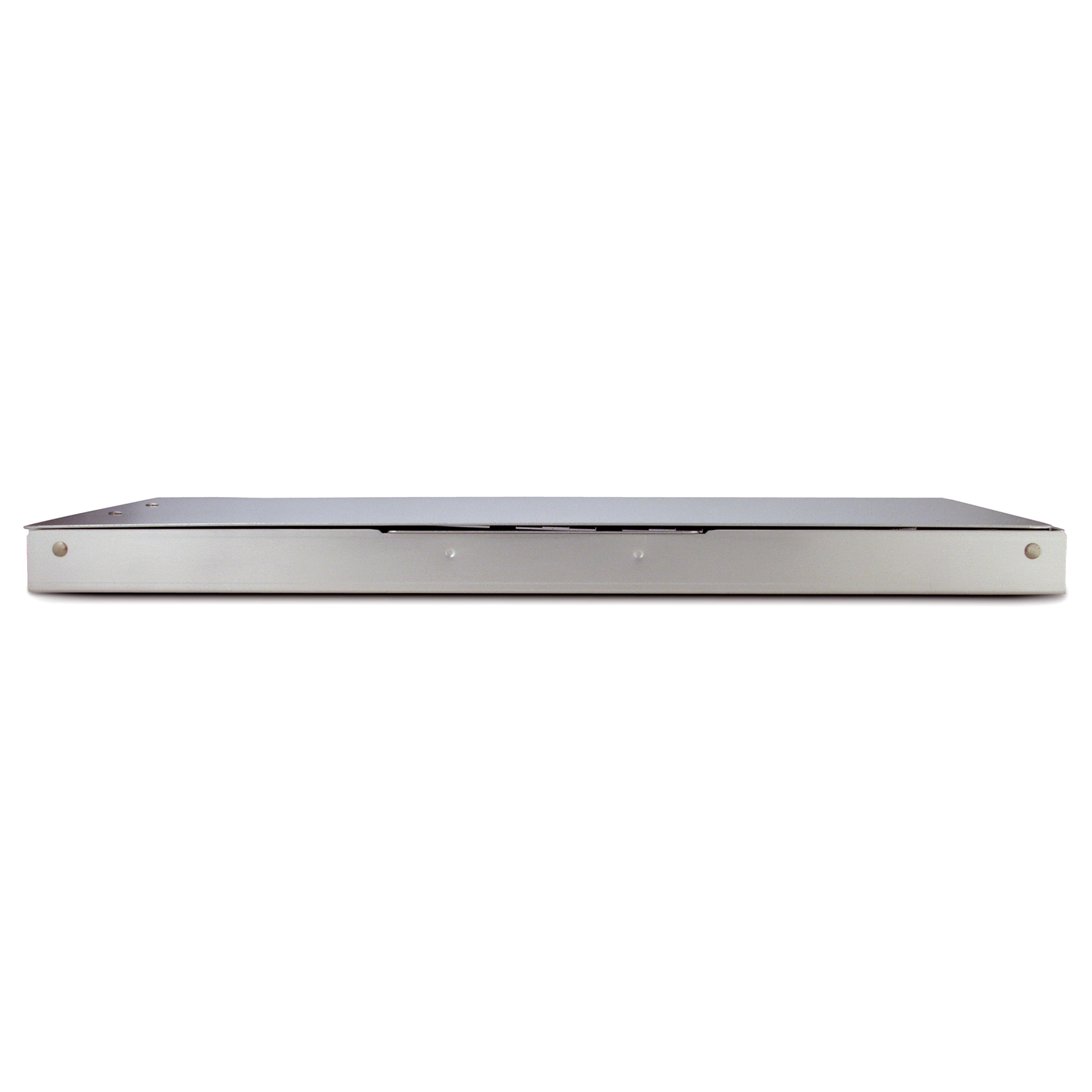 Saunders 10519 0.5 in. Clip Capacity Holds 8.5 in. x 14 in. Sheets Snapak Aluminum Side-Open Forms Folder - Silver