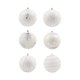 thumbnail image 2 of Isvgxsz Clearance 6 Pcs Christmas Ball Ornaments Glitter Christmas Ornaments Large Hanging Christmas Balls for Xmas Tree Home Decorations Holiday Party Decor, 2 of 5