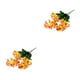 thumbnail image 3 of Flores artificiales Naiovety 3 unids/set bellamente elaboradas decoraciones interior exterior color naranja, 3 of 6