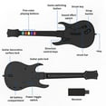 thumbnail image 7 of Guitar Hero Controller PC, Wireless PS3 /PC Guitar Hero Guitar with Dongle for Clone Hero, Guitar Hero 3/4/5 Rock Band 1/2 Games Black, 7 of 7