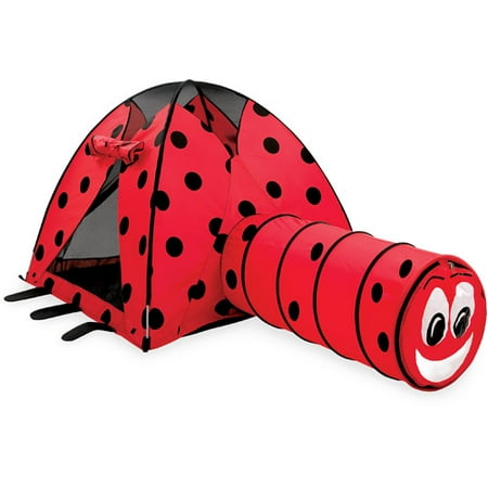 Ladybug Tent and Tunnel Combination