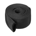 thumbnail image 1 of Unique Bargains 1.8' ID 6.5FT Nylon Protective Hose Sleeve, Cable Cover Sheath Protection, Black, 1 of 4
