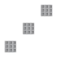 thumbnail image 3 of Molde para Pasteles de Silicona Matsuzay 9 Cavidades para Hornear, 3 of 6