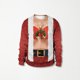 thumbnail image 3 of Sudadera de pareja de cervatillo con cuello redondo suéter de manga larga para mujer en forma de H atuendo diario, 3 of 9