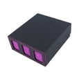 thumbnail image 3 of Milaget Card Deck Box Container Strong Versatile Display Organizer Sports Cards Case Black, 3 of 9