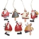 thumbnail image 2 of Adorno de árbol de Navidad de Metal Retro, colgantes de puerta de bienvenida, muñeco de Ángel de dibujos animados de Santa Claus, adornos de gota, decoración de Navidad, 2 of 4