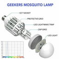 thumbnail image 4 of Ampoule Anti-Insectes E26/E27 2 en 1 Lampe Électronique Anti-Moustiques Piège à Insectes Intégré Lampe Répulsive LED Intérieur Extérieur Camping Voyage Maison Jardin (3 PACK), 4 of 9
