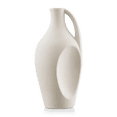 thumbnail image 1 of Bouclair White Ceramic Table Vase 6.25 X 13.5 in (16 X 34 cm), 1 of 6
