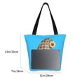 thumbnail image 3 of Kll Tote Bag For Women Sunflower Gnomes Print Shopping Grocery Reusable Bags For Office School Shopping Travel, 3 of 7