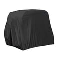 thumbnail image 1 of Cubierta universal para carrito de golf de 2 a 4 pasajeros, con ventana trasera con cremallera impermeable L Cola Cubierta de carro de golf, 1 of 8