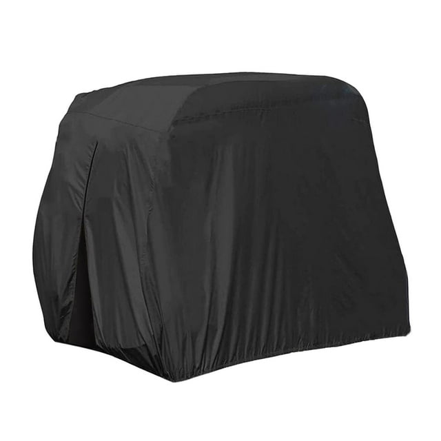 Cubierta universal para carrito de golf de 2 a 4 pasajeros, con ventana trasera con cremallera impermeable L Cola Cubierta de carro de golf