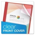 thumbnail image 3 of "Clear Front Standard Grade Report Cover, Three-Prong Fastener, 0.5"" Capacity, 8.5 X 11, Clear/assorted, 25/box | Bundle of 5 Boxes", 3 of 7