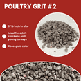 thumbnail image 5 of Cherry Stone Poultry Grit - Feed Additive for Chickens and Turkeys, Size #2 (50 Pound), 5 of 8