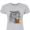 thumbnail image 3 of Star Wars - The Mandalorian Grogu Panels  - Juniors Fitted Short Sleeve Graphic T-Shirt, 3 of 5