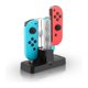 thumbnail image 3 of r4p DOBE TNS-879 Colorful LED Charging Station Holder with Cable z2J for Nintendo Switch Joy-con Pro, 3 of 5