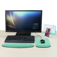 thumbnail image 3 of NEX Ergonomic Mouse Pad with Wrist Support, Memory Foam Keyboard Wrist Rest for Computer, Mint Green (NX-PAD007), 3 of 7