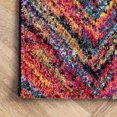 thumbnail image 3 of nuLOOM Zenia Chevron Area Rug, 4' 1" x 6', Zenia Multicolor, 3 of 6