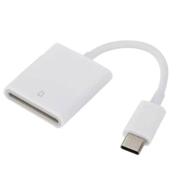 TYPE C USB-3.1 USB-C to Micro SD SDXC Card Reader OTG Data Cable TYPE C Mini Adapter For Macbook Phone For Samsung Huawei White