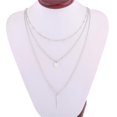 thumbnail image 5 of Valentine Jewelry Women'S Bead Chain Multi-Layer Necklace Disc Metal Rod Pendant Clavicle Chain Chain Jewelry Gift for Men Women, 5 of 5